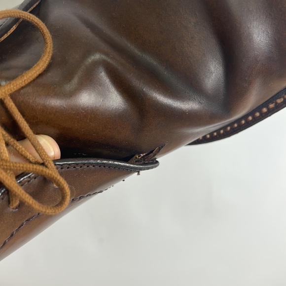 Alden Barrie cigar chukka leather lace up ankle boots men’s sz 6 C/E - Picture 9 of 12